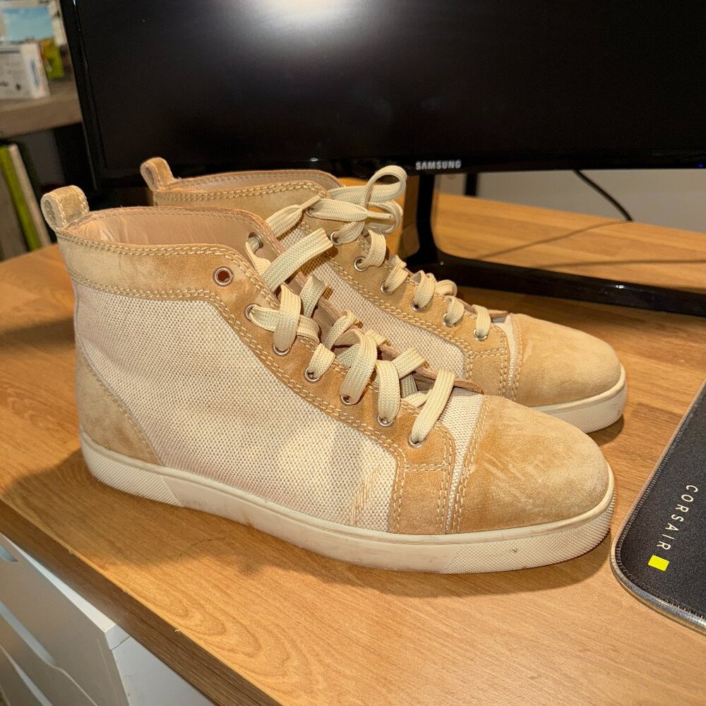 Mens Louboutin Sneakers (red bottoms)